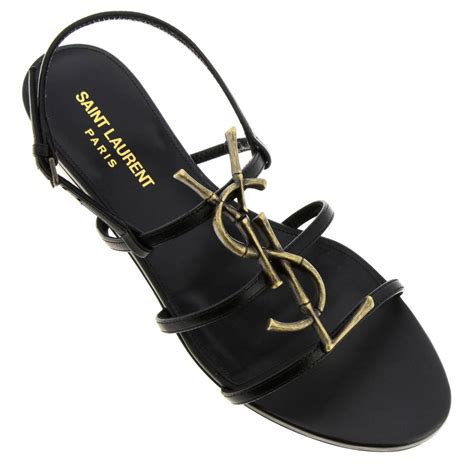 sandalo ysl nero|ysl sandals sale.